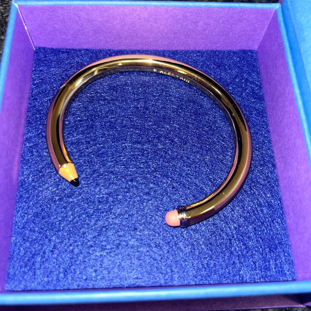 Brand new in box Alex and Ani pencil cuff bracelet